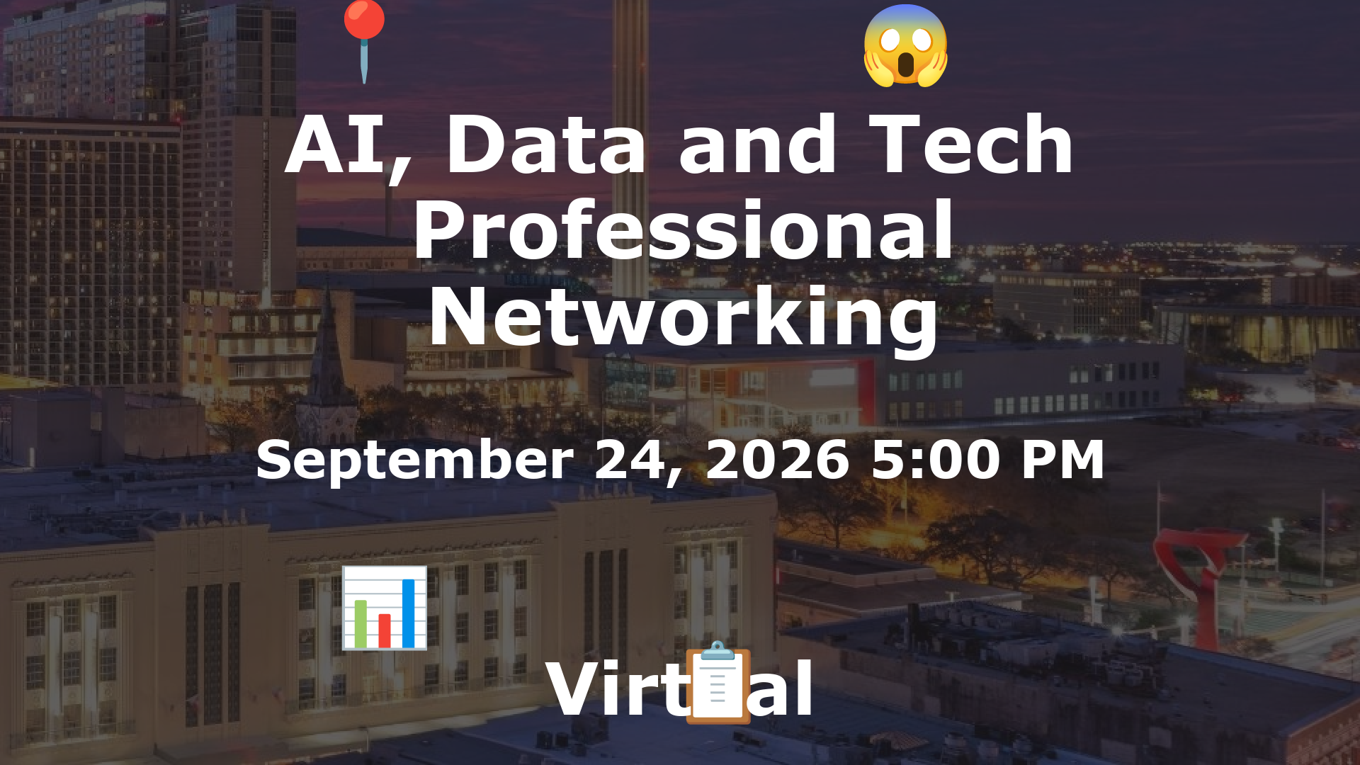 AI, Data and Tech Professional Networking event image
